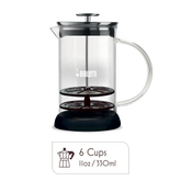 Glass Milk Frother Borosilicate Glass Frother