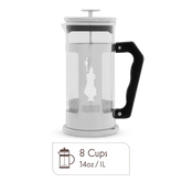 Bialetti Preziosa French Press 8 Cup – Coffee & Tea Maker