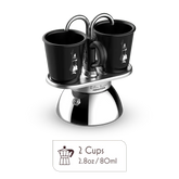 Induction Mini Moka Pot Espresso Gift Set | Italian Coffee Maker with Cups