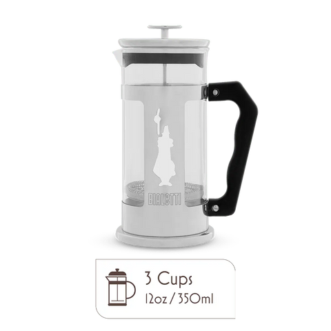Bialetti Preziosa French Press 3 Cup – Coffee & Tea Maker