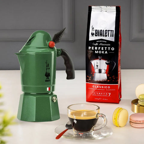 Bialetti Alpina Moka Pot – Italian Stovetop Espresso Maker