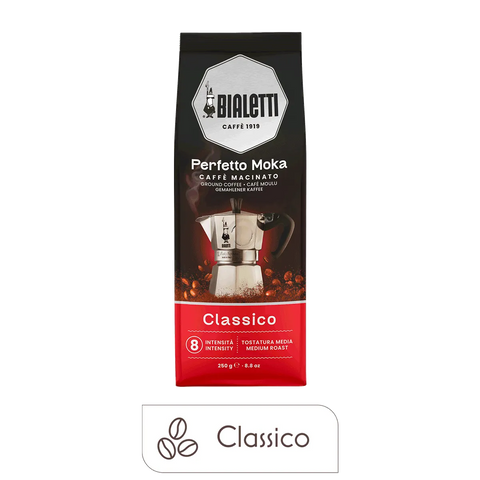 Bialetti Perfetto Moka Classico Ground Coffee, 8.8 oz