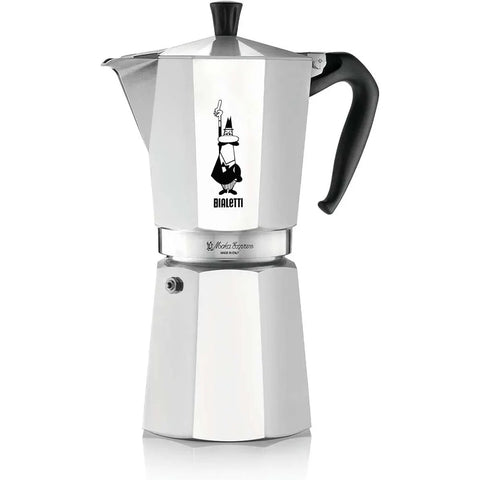 Iconic Moka Pot Italian Coffee & Stovetop Espresso Maker - 18 Cups