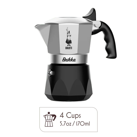 Bialetti Brikka Moka Pot – Crema-Rich Stovetop Espresso Maker