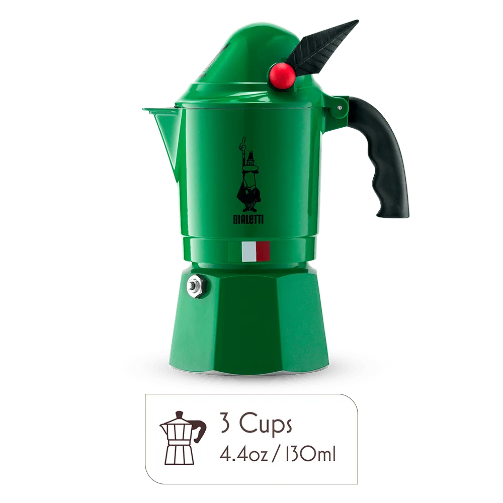 Bialetti Alpina Moka Pot – Italian Stovetop Espresso Maker